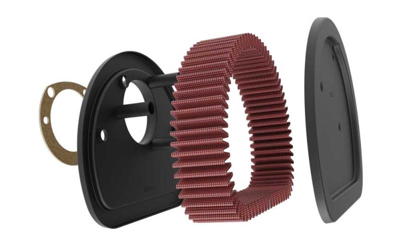 K&N Engineering K&N Replacement Air Filter 1.625in H for Harley-Davidson