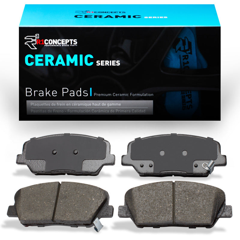 R1 Concepts R1 10-16 Hyundai Genesis Coupe Front R1 Ceramic Brake Pads