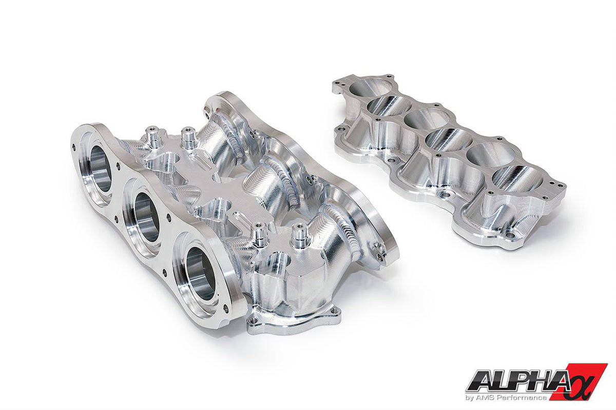 AMS Performance Nissan R35 GT-R ALPHA Performance Intake Manifold With Cast Aluminium Plenums