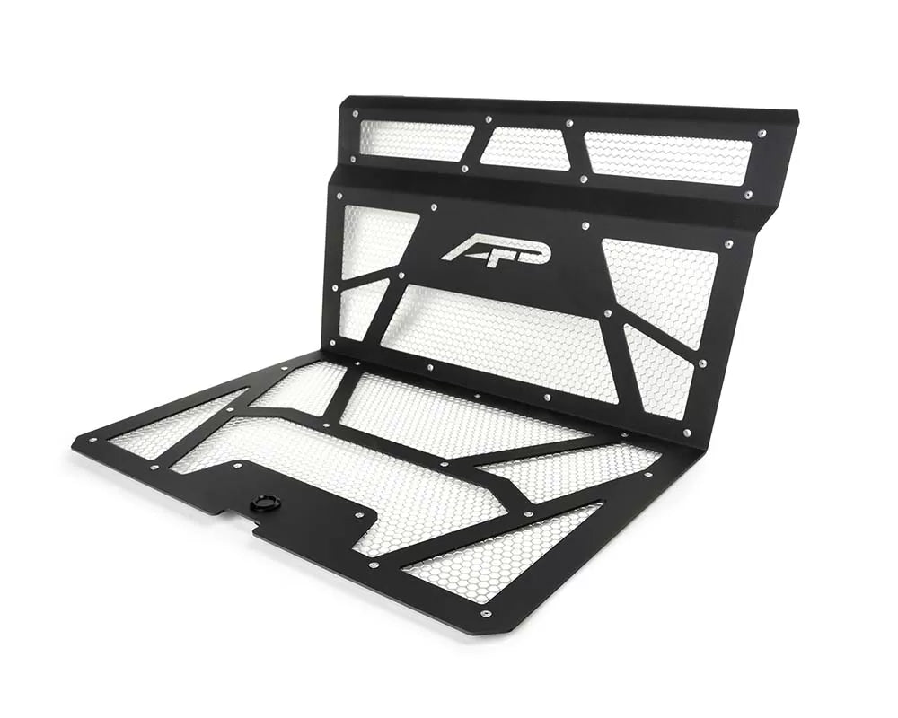 Agency Power AP-RZR-111-FMB-MRAW Vented Engine Cover Matte Black | Raw Polaris RZR XP 1000 | XP Turbo