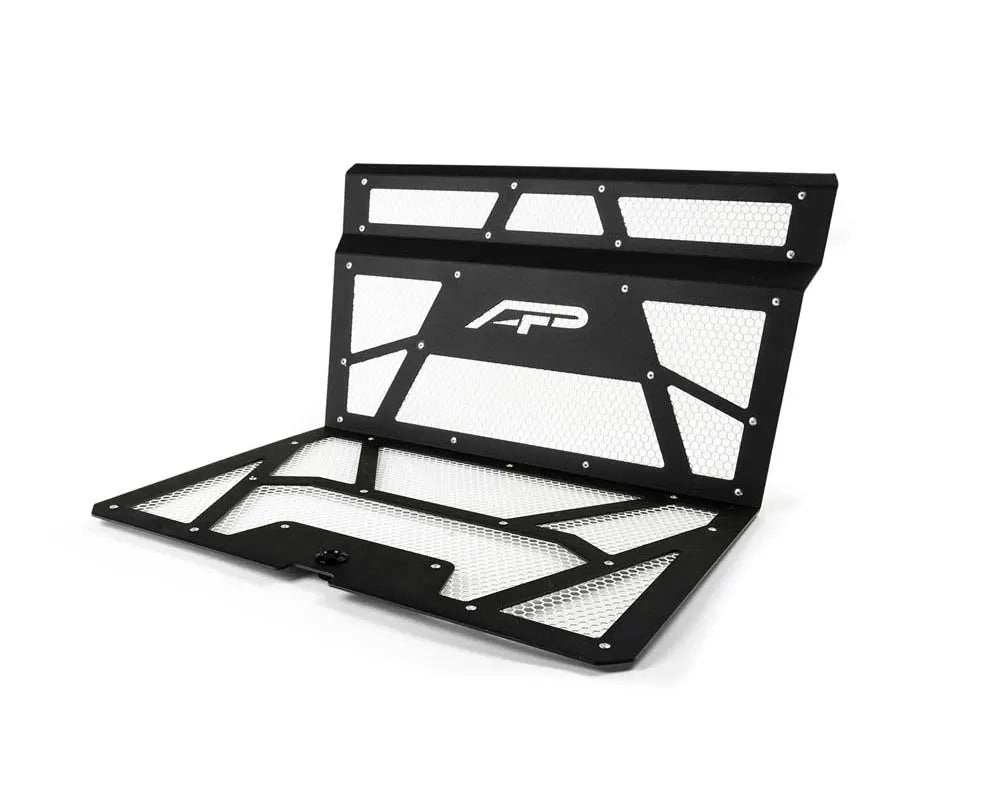 Agency Power AP-RZR-111-FMB-MWHT Vented Engine Cover Matte Black | White Polaris RZR XP 1000 | XP Turbo