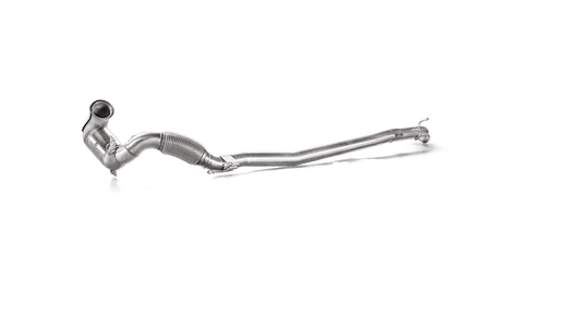 Akrapovic Audi VW 8V.5 MK7.5 Stainless Steel Downpipe & Link Pipe (S3 & Golf R) - ML Performance UK