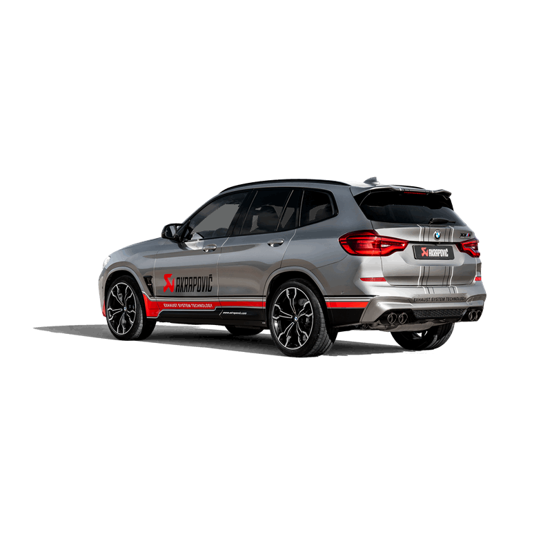 Akrapovic BMW F97 F98 Competition OPF/GPF Titanium Slip-On Line Exhaust (X3 M & X4 M) -ML Performance UK