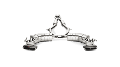 Akrapovic Mercedes-Benz C217 S 63 AMG Coupe Evolution Line Titanium Link Pipe Set - ML Performance UK