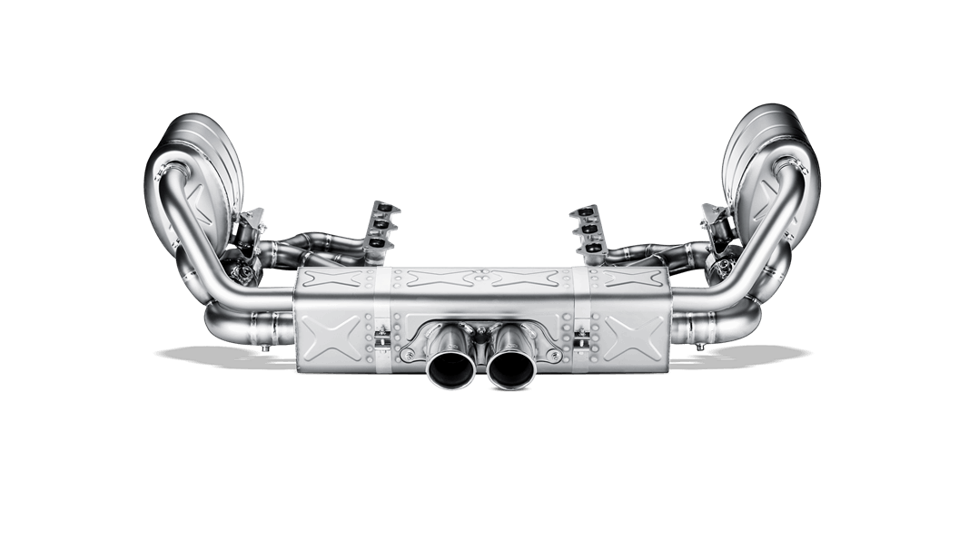 Akrapovič Porsche 3.6 997 911 Slip-On Line Titanium Exhaust System (911 GT3 & GT3 RS) - ML Performance UK