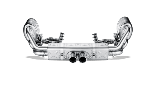 Akrapovič Porsche 3.6 997 911 Slip-On Line Titanium Exhaust System (911 GT3 & GT3 RS) - ML Performance UK