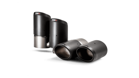 Akrapovič Porsche 536 Cayenne Carbon Tail Pipe Set (Inc. Cayenne, Cayenne S, Turbo & Coupe Turbo S E-Hybrid) - ML Performance UK