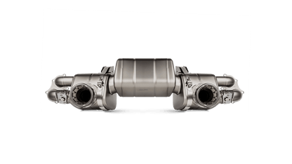 Akrapovič Porsche 718 Slip-On Line Titanium Exhaust System (Cayman GT4 & Boxster Spyder) - ML Performance UK