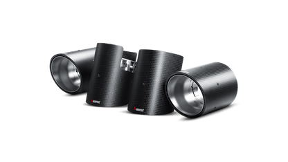 Akrapovič Porsche 958 Cayenne Carbon Tail Pipe Set (Inc. Cayenne, S, GTS & Turbo) - ML Performance UK