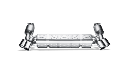 Akrapovič Porsche 997 911 Turbo Slip-On Line Titanium Exhaust System With 100 cpsi Cats - ML Performance UK