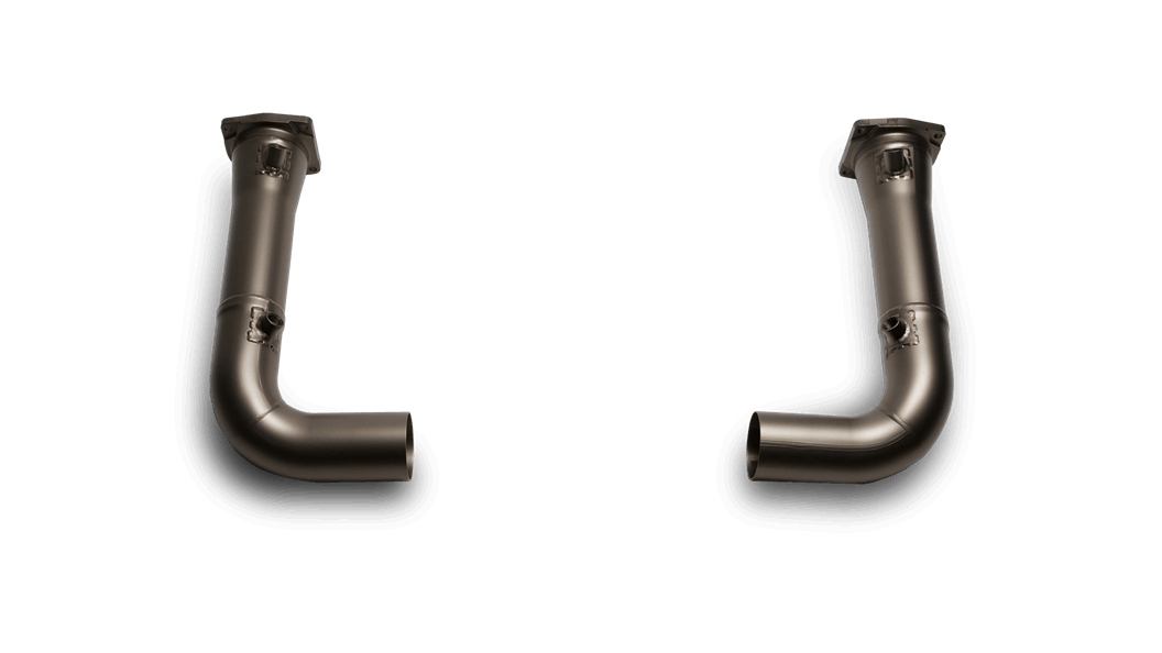 Akrapovič Porsche 997 911 Turbo Titanium Link Pipe Set - ML Performance UK