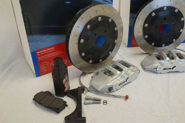 Alcon F97Y01-07F7F 343mm Front Brake Kit: Evo 4-9