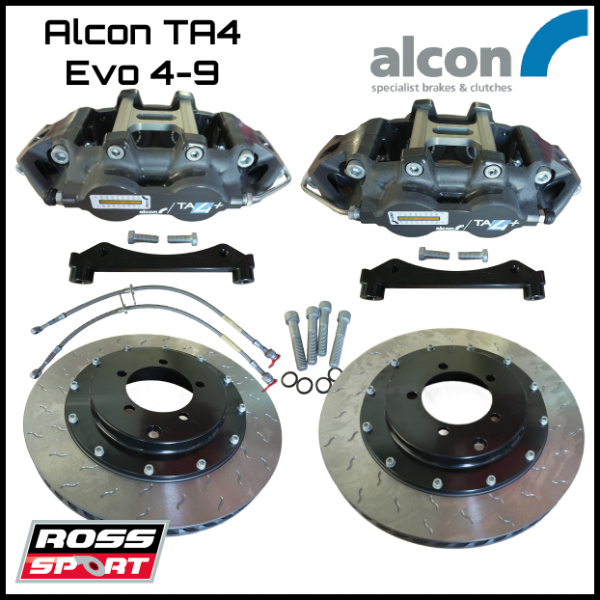 Alcon G/TA4-R-355-EVO4-9 355mm TA4 Rear Brake Kit - Evo 4-9