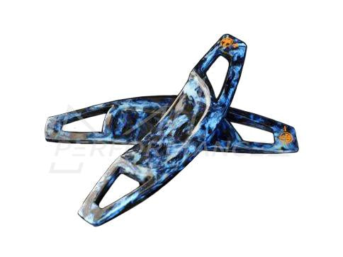 Armaspeed BMW Toyota G20 G21 A90 Luminous Blue Forged Carbon Fibre Paddle Shifter (Inc. 325i, 330e, M340i & Supra)