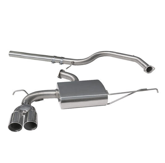 Cobra Exhaust Audi A3 (8P) 2.0 TDI 170PS (2WD) (3 Door) Twin Tip Cat Back Performance Exhaust