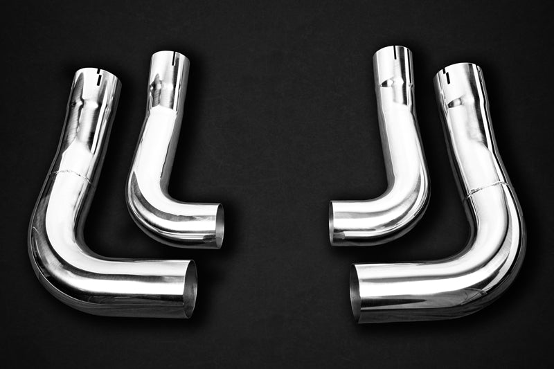 Capristo 02AU11903016 Audi RSQ8/SQ8 Valved Exhaust with Middle Silencer Spare for OEM Tips (OE Actuators) 