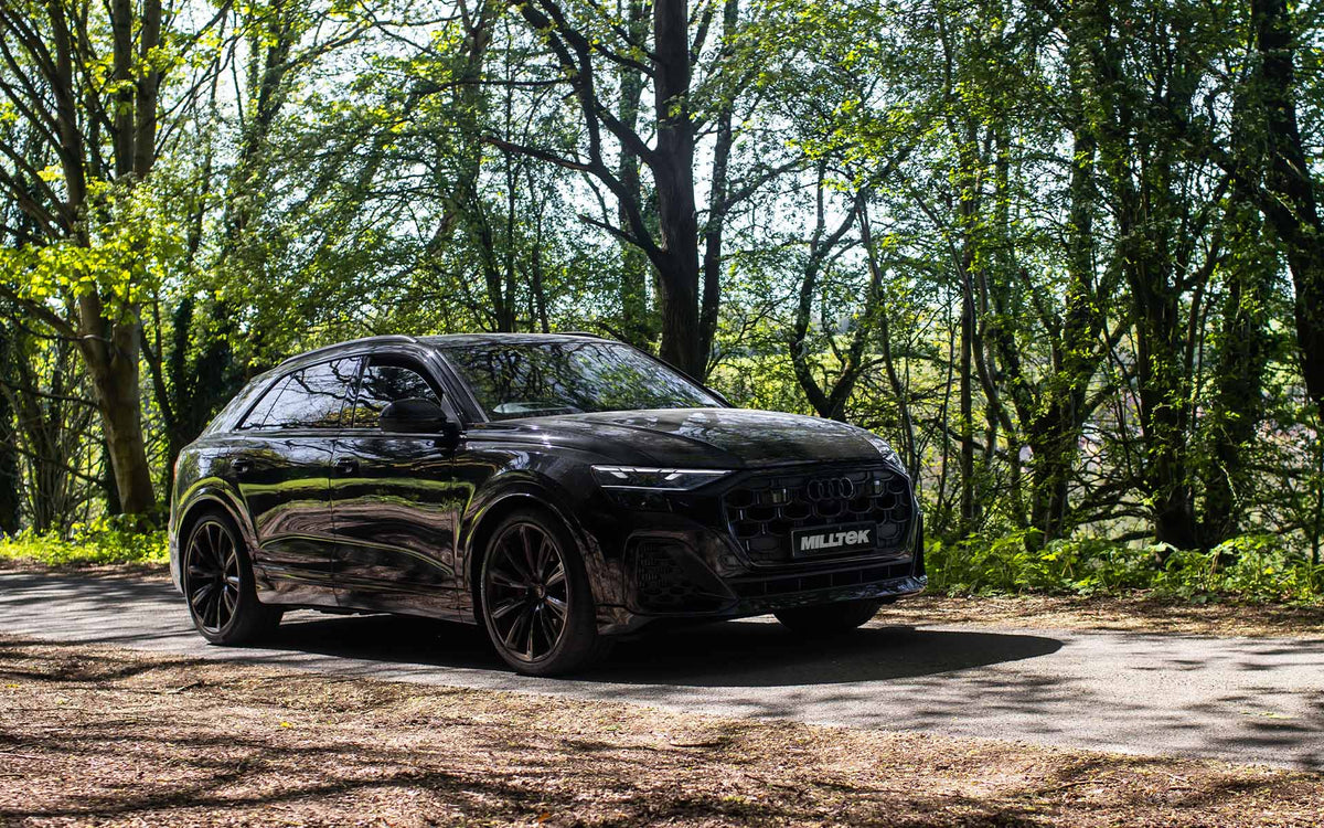 MillTek SSXAU1209 Audi SQ8 4.0 V8 Bi-Turbo (Facelift) - Front Pipe Back System with Cerakote Black Tips