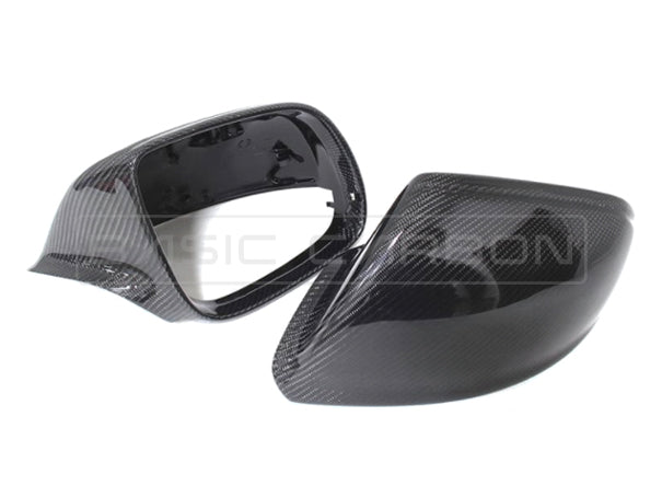 Basic Carbon Audi Gloss Carbon Fibre Mirror Covers (Q5, SQ5 & Q7) -ML Performance UK