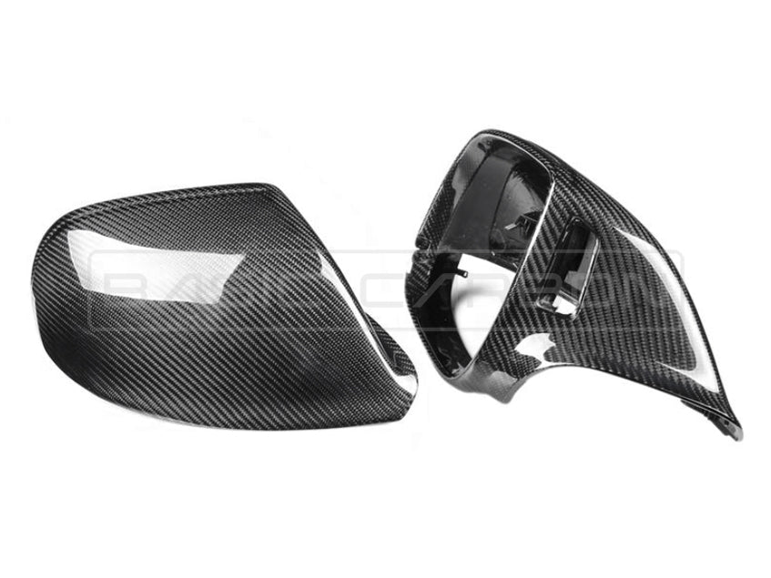 Basic Carbon Audi Gloss Carbon Fibre Mirror Covers (Q5, SQ5 & Q7) -ML Performance UK