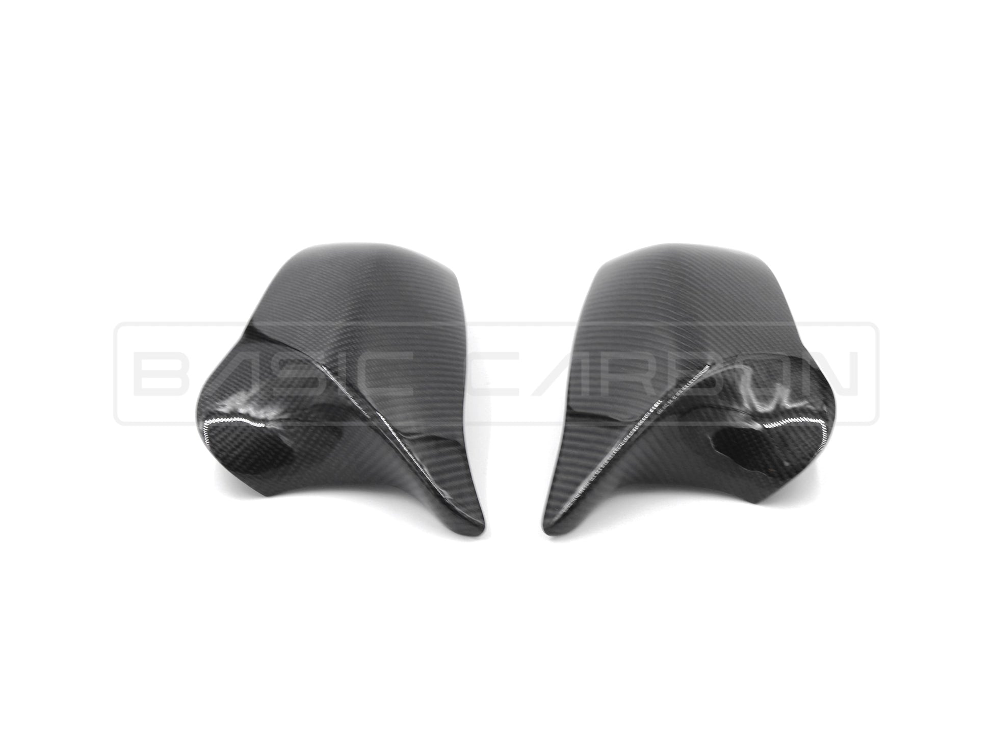 Basic Carbon BMW F20 F22 F30 F32 F87 Pre-Preg Dry Carbon Fibre Complete Mirror Unit (Inc. M135i, 335i & M2)