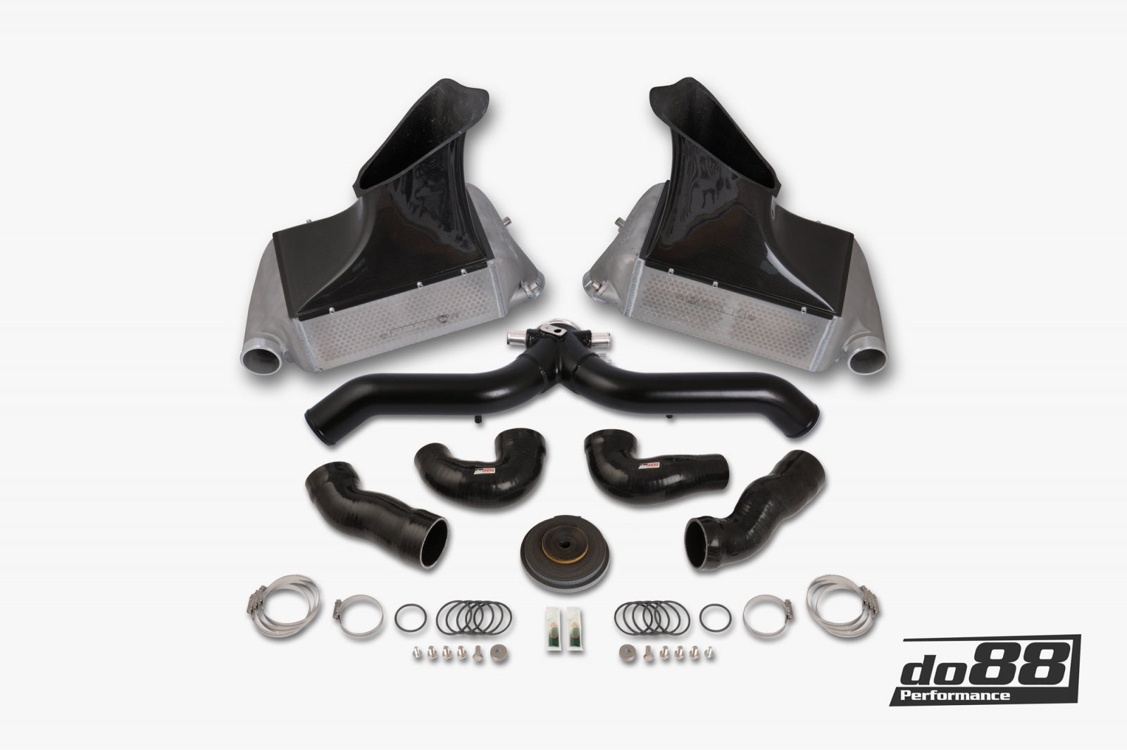 DO88 BIG-130SV BigPack Porsche 911 Turbo (997.2) Black Pipe