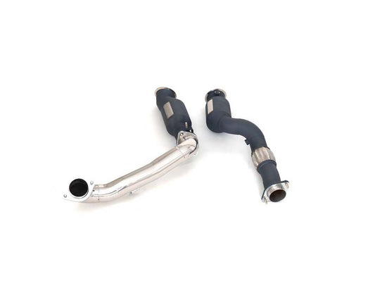 Ceramic Coated Sport Down-Pipe with 200 cpsi Catalytic Converter for BMW G87 M2 | ML Performance Car Parts