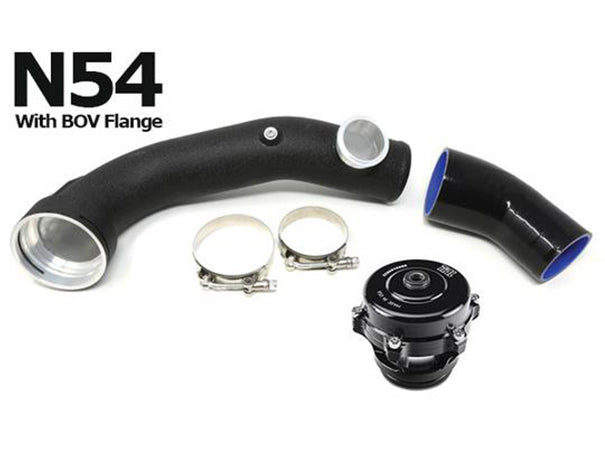 BMS BMW N54 E82 E90 E92 E60 Aluminum Chargepipe with TIAL Flange (Inc. 1M, 135i, 335i & 535i)