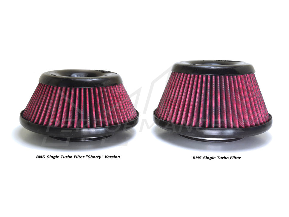 BMS BMW N54 Silicone Single Turbo Filter (1M, 135i, 335i & Z4)