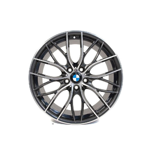 Genuine BMW 36116796264 F32 F30 F33 Gloss-Turned Light Alloy Rim 8JX20 ET:36 - Front (Inc. 328i, 430d & 318i) | ML Performance UK Car Parts