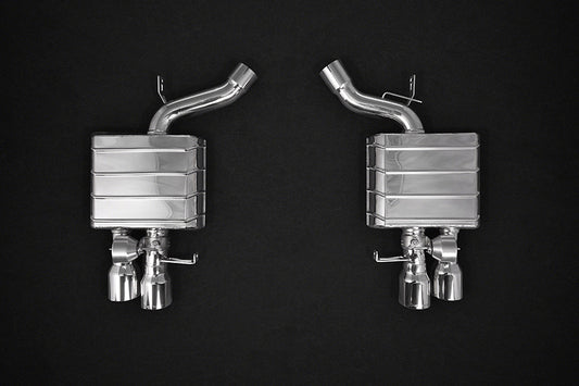 Capristo 02BM00903007 BMW 650i (F12/F13/F06) ECE Valved Mufflers with Stainless Tips (CES3) 