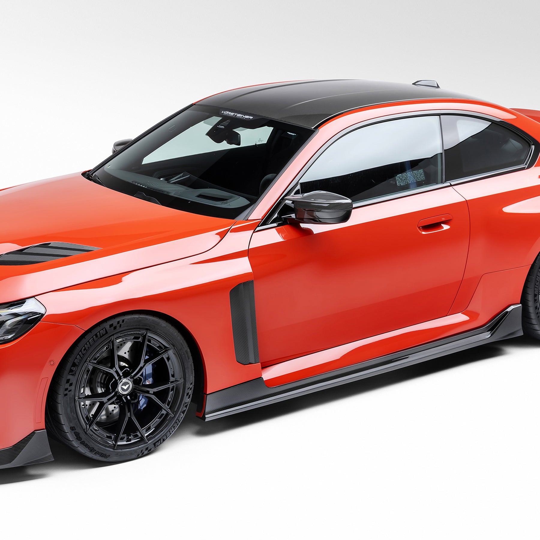 Vorsteiner BMV3293 BMW G8X M2 VRS Aero Vented Fenders with Side Skirts Carbon fiber PP 2X2 Glossy | ML Performance