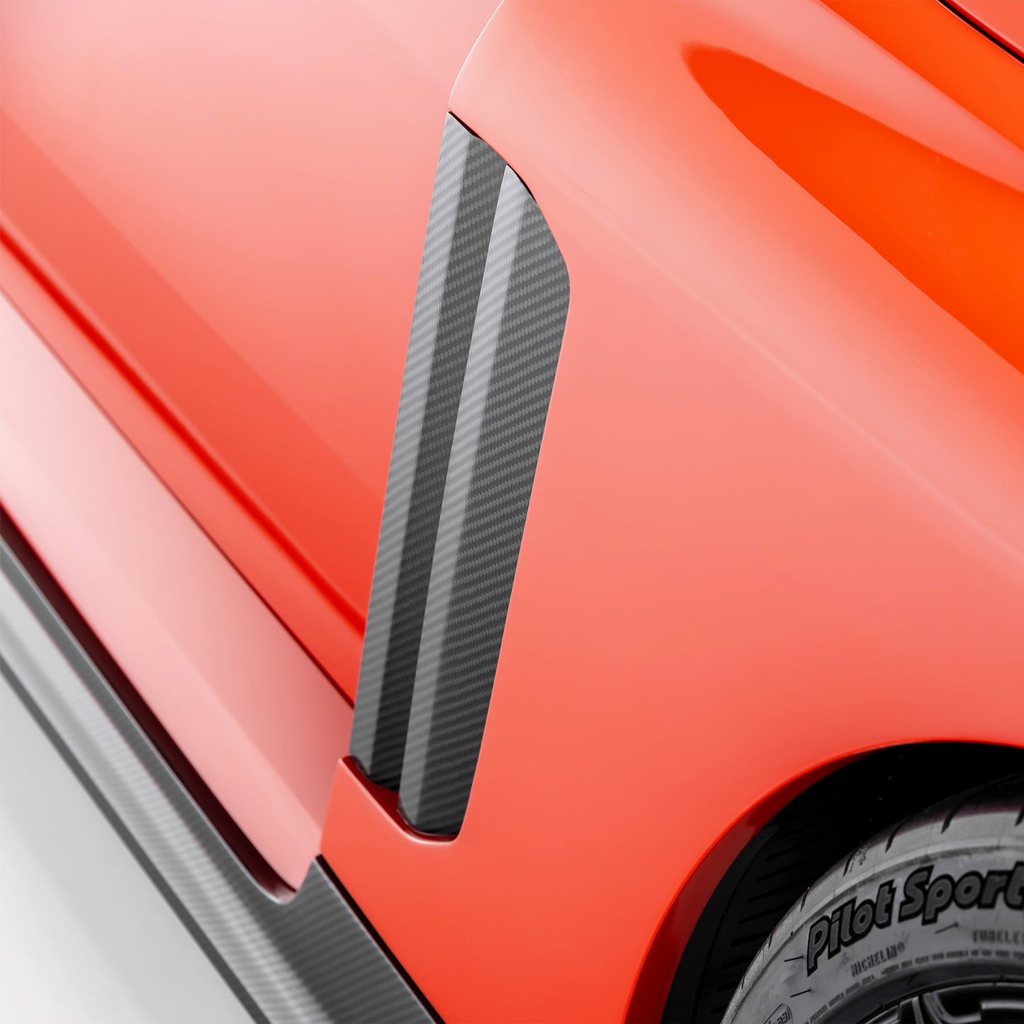 Vorsteiner BMV3293 BMW G8X M2 VRS Aero Vented Fenders with Side Skirts Carbon fiber PP 2X2 Glossy | ML Performance