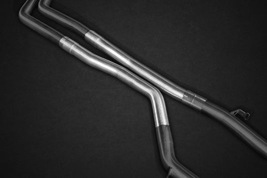 Capristo 02BM07403009 BMW M3/4 (F80/82/83) SET of Post Cat Spare Pipes (No Muffler) and Middle Silencer Spare 