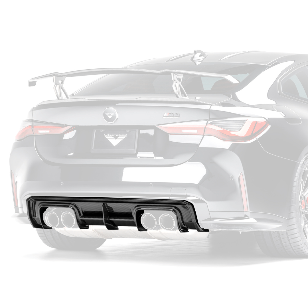 Vorsteiner BMV3351 BMW G8X M4 Carbon Fiber Rear Diffuser | ML Performance