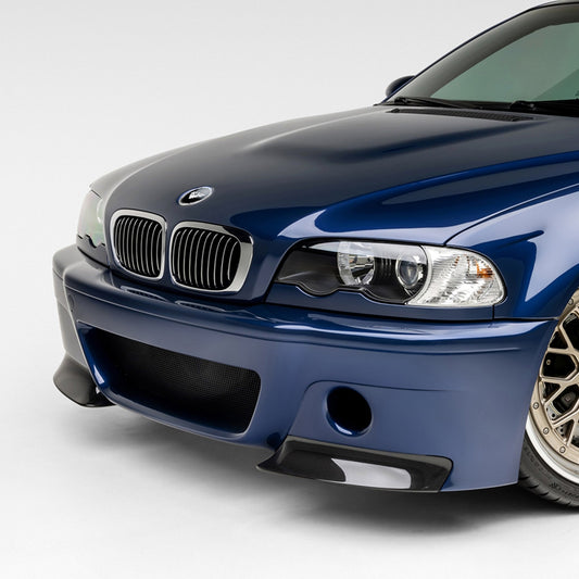 Vorsteiner BMV4625 BMW E46 M3 V-CSL Aero Front Bumper Splitters (Replacement) | ML Performance