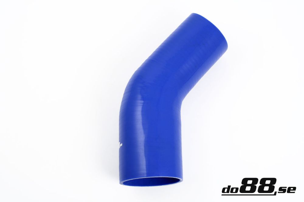 DO88 BR45G70-80 Silicone Hose Blue 45 degree 2,75 - 3,125'' (70 - 80mm)