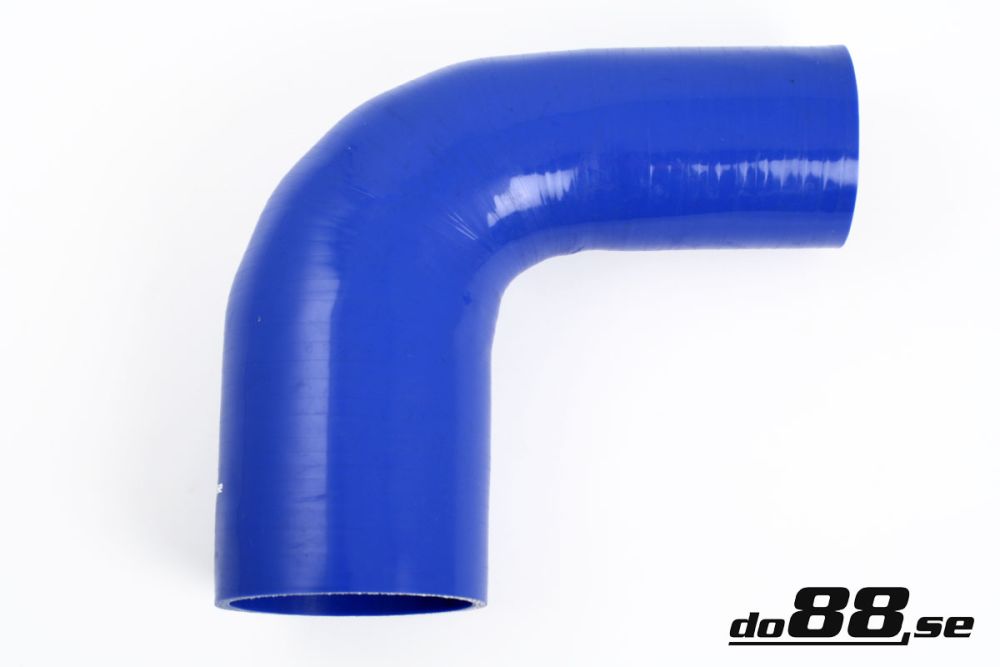 DO88 BR90G89-102 Silicone Hose Blue 90 degree 3,5 - 4'' (89 - 102mm)