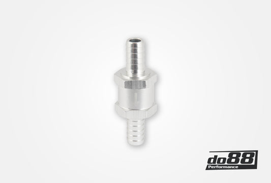 DO88 BV-6AL One way non return valve for 6mm hose, Aluminium