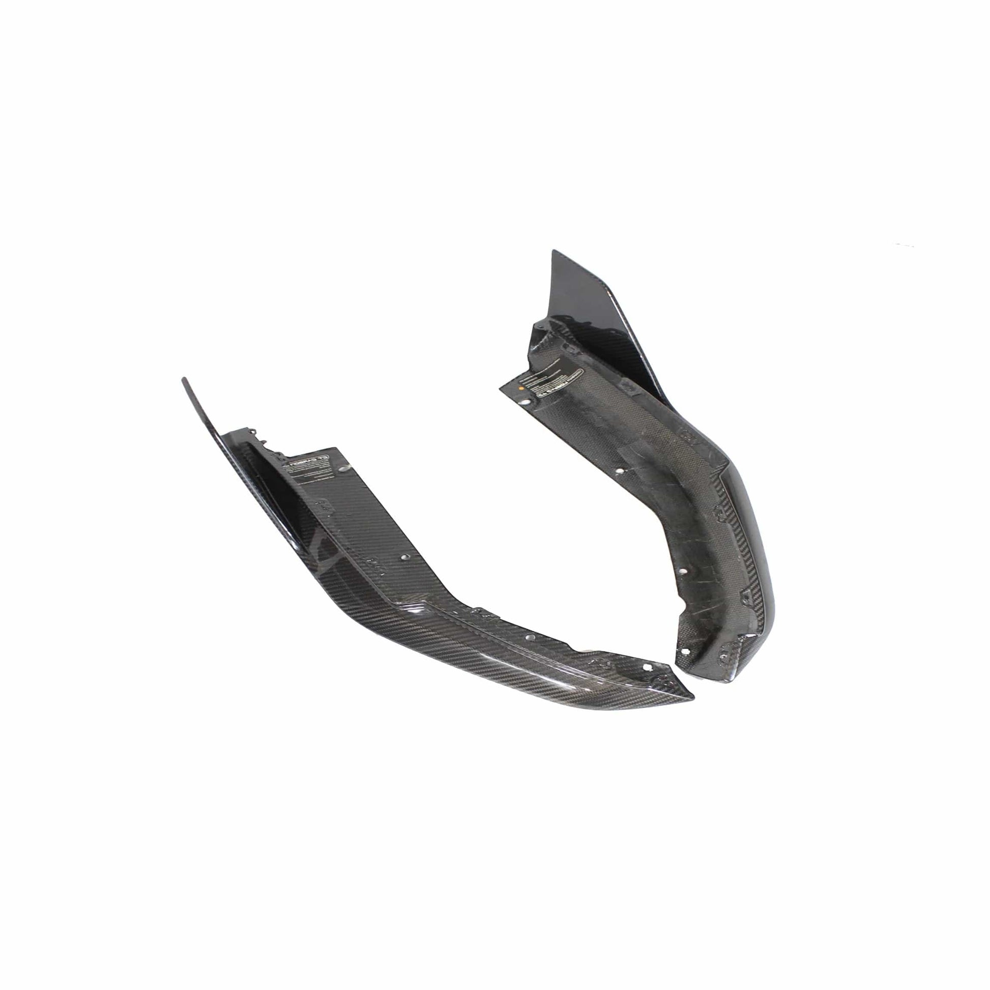Basic Carbon BMW G80 M Performance Style Carbon Fibre Rear Bumper Winglets (M3 & M3 Competition) - ML Performance UK