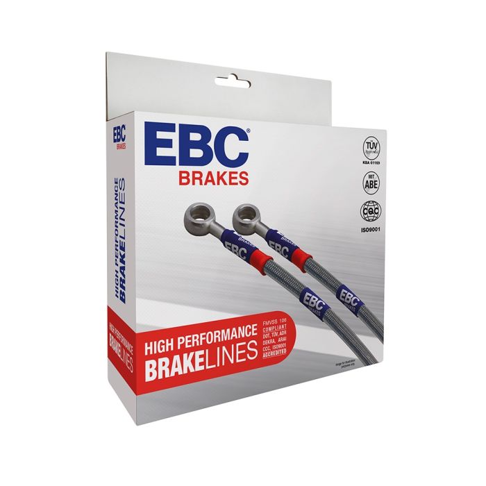 EBC BLA10284L Braided Steel Brake Lines Front &amp Rear
