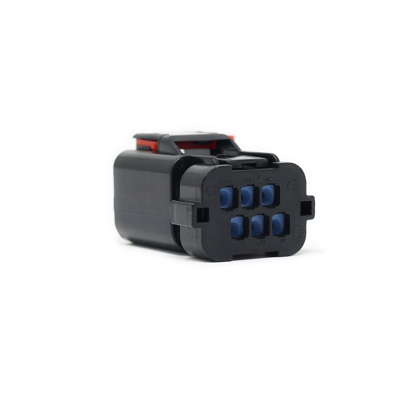 Precision Raceworks 6 Pin 90 Degree Bulkhead Connector