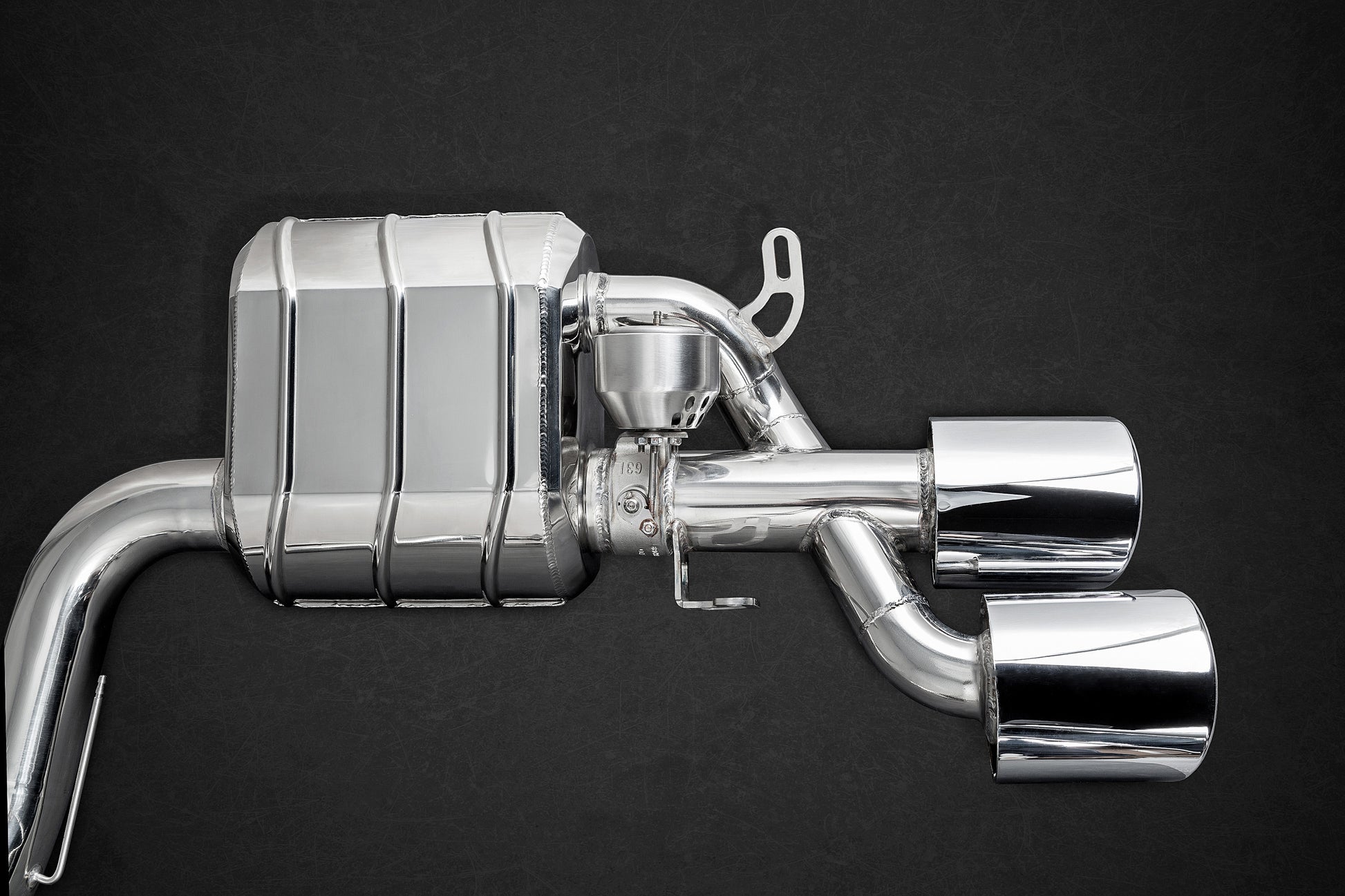 Capristo 02MB02003015 Mercedes AMG C63 (W204) Black Series Valved Exhaust with Middle Silencer Pipes (CES3) 