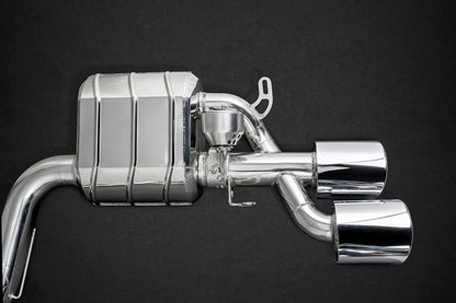 Capristo 02MB02003015 Mercedes AMG C63 (W204) Black Series Valved Exhaust with Middle Silencer Pipes (CES3) 
