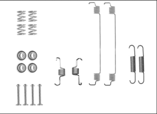 TEXTAR 97041600 Brake Shoes Accessory Kit