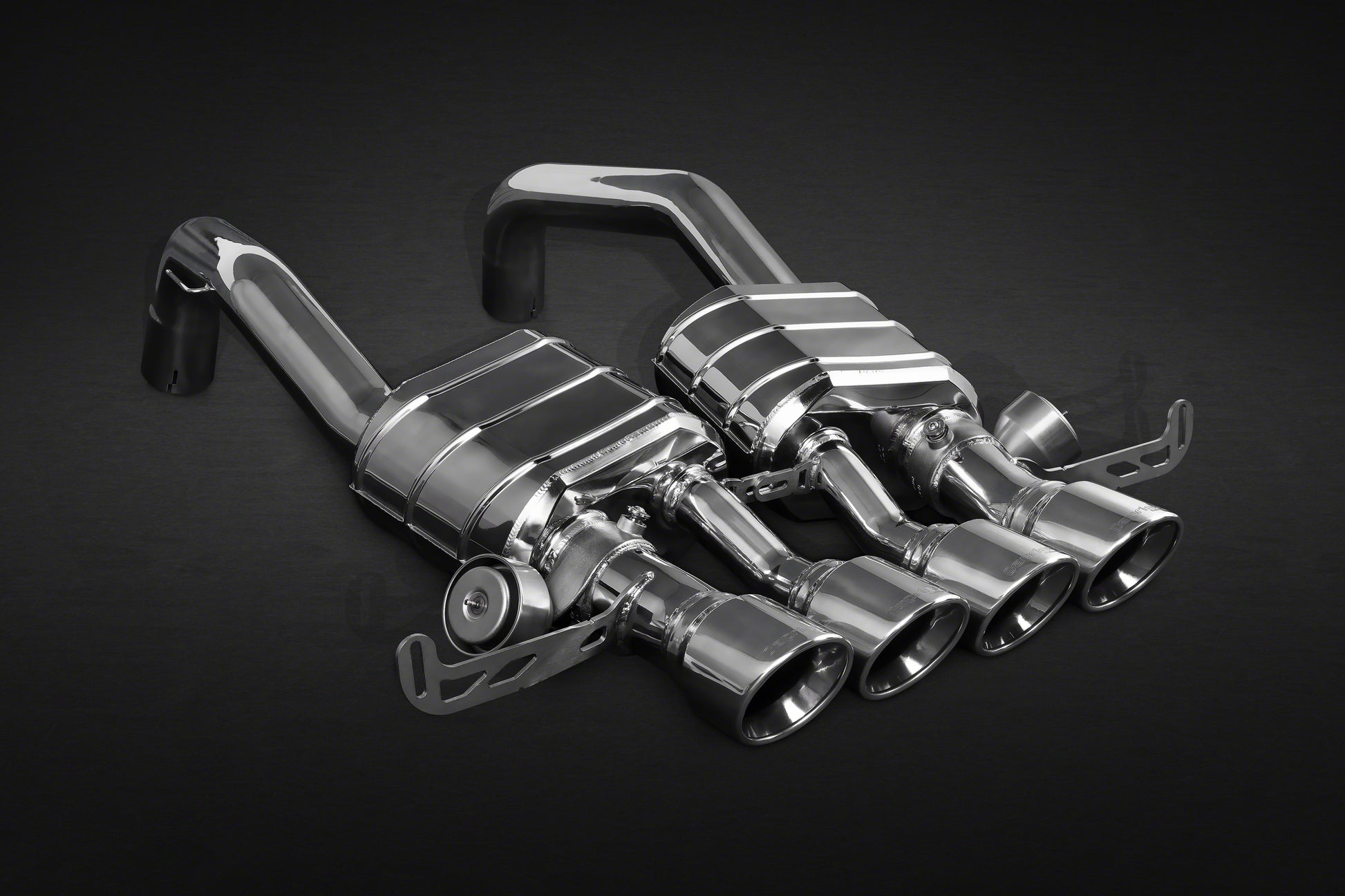 Capristo 02CH09003005 Chevrolet Corvette (C7) Stingray/Z06 Valved Exhaust with OEM Post Cat Pipe Adapter (CES3) 