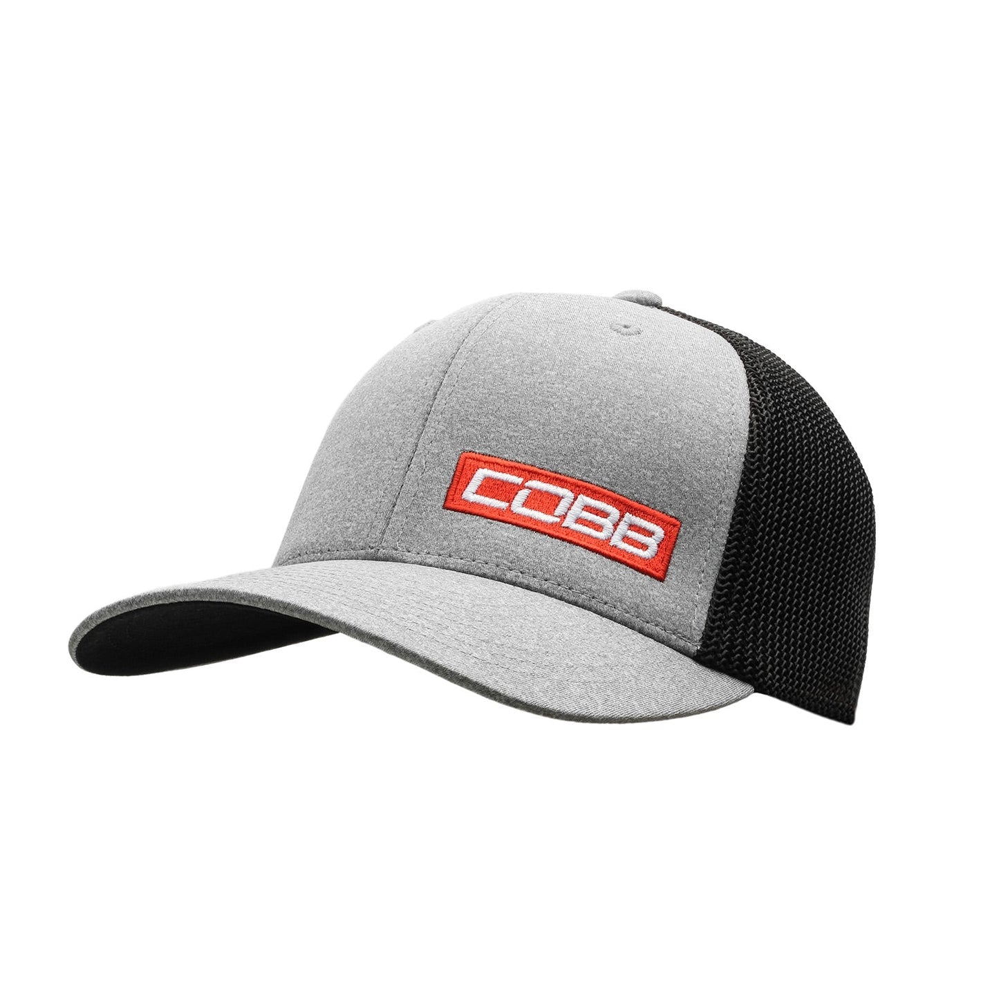 COBB CO-CAP-GRAY-MESH COBB TUNING MESH 2-TONE STRETCH CAP - HEATHER/BLACK