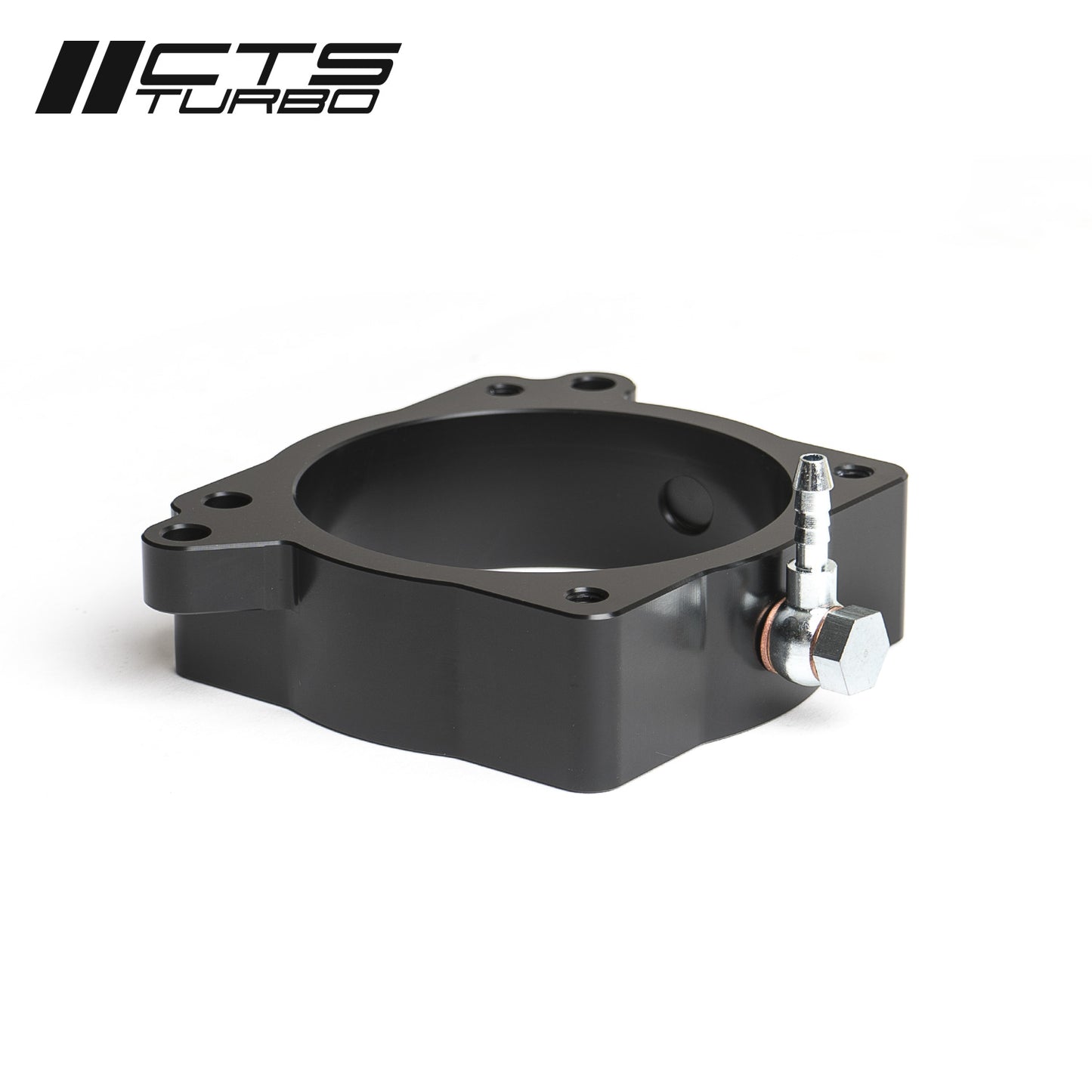 CTS Turbo CTS-HW-370 Turbo RS3/TTRS (8V.2/8S) 2018+ Throttle Body Spacer with Boost Tap and Meth Injection Port