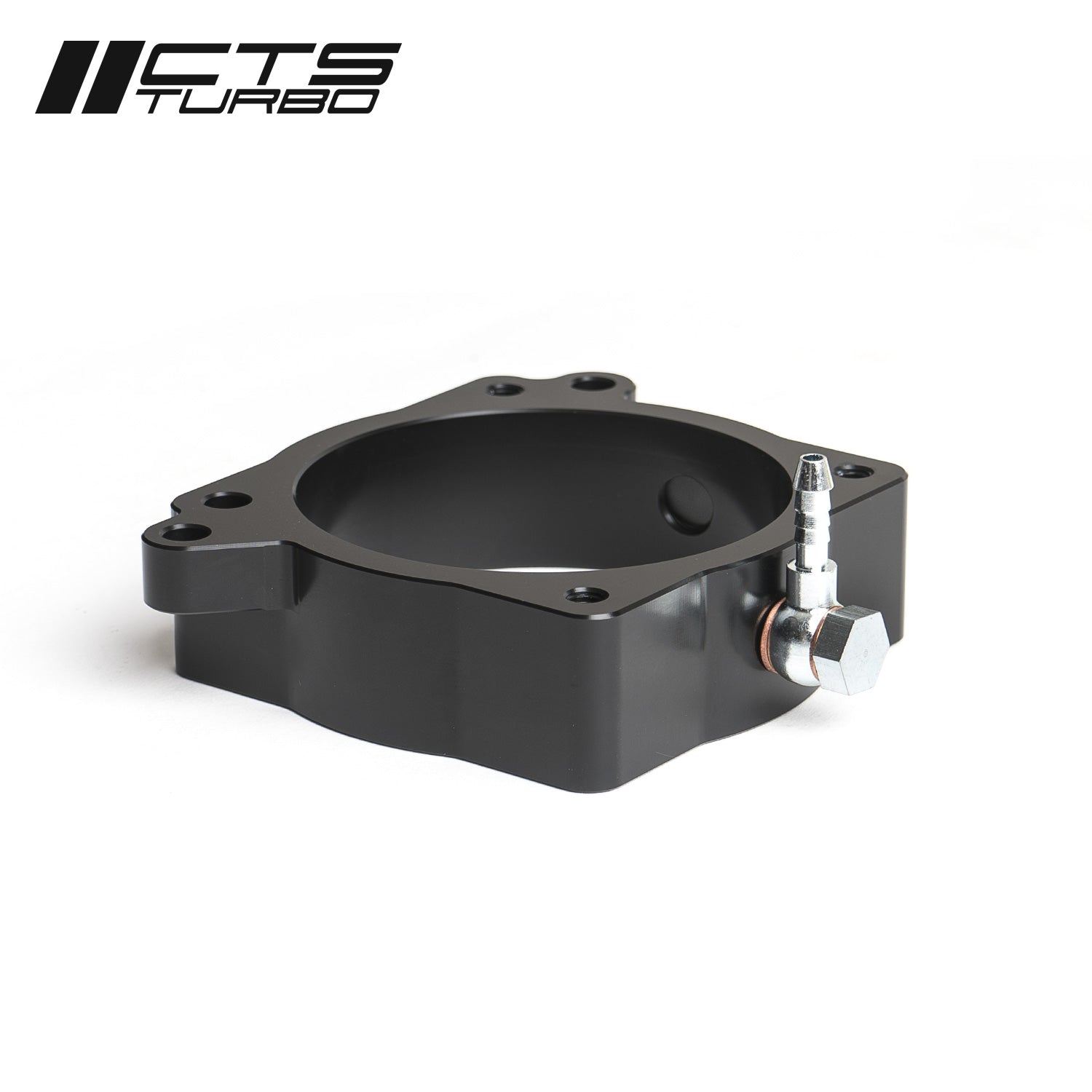 CTS Turbo CTS-HW-370 Turbo RS3/TTRS (8V.2/8S) 2018+ Throttle Body Spacer with Boost Tap and Meth Injection Port