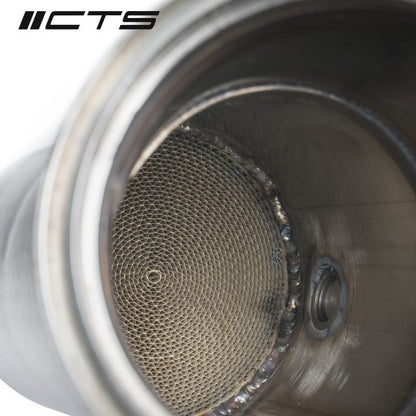 CTS Turbo BMW B58 F20 F22 F30 G11 G30 4.5″ High-flow Cat (Inc. M140i, 340i, 540i & 740i) - ML Performance UK