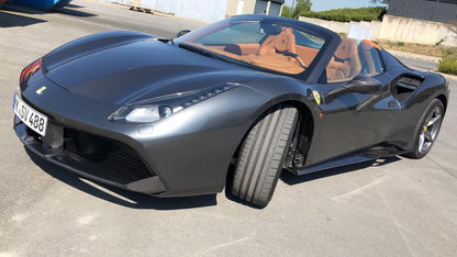 Capristo 03FE08710045LG Ferrari 488/F8 Side Skirts (WITH Wings) 